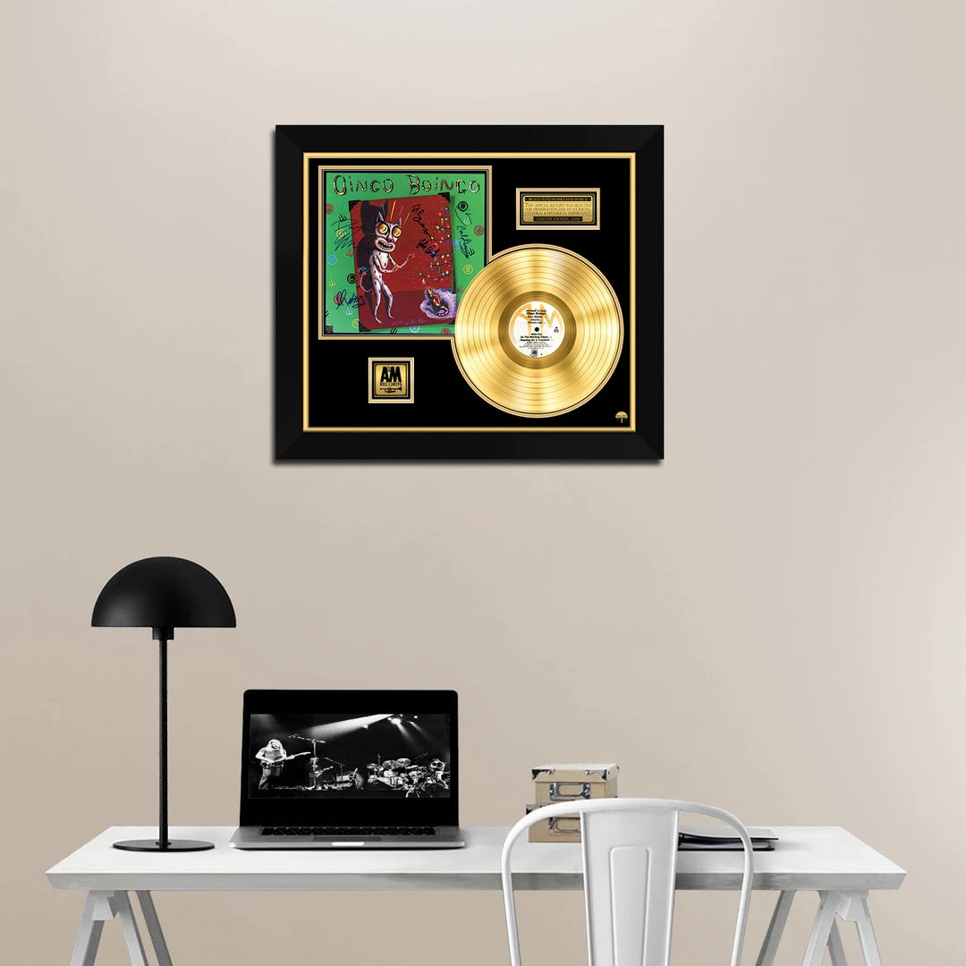 RARE-T Oingo Boingo - Nothing To Fear Gold LP Limited Signature Edition Studio Licensed Custom Frame Limited Edition Frames 2 RARE-T Oingo Boingo - Nothing To Fear Gold LP Limited Signature Edition Studio Licensed Custom Frame Limited Edition Frames