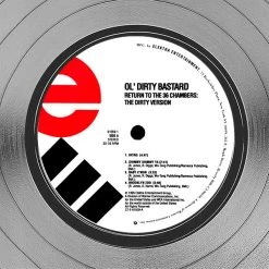 Rare-T Ol' Dirty Bastard - Return To The 36 Cambers Platinum LP Limited Signature Edition Studio Licensed Custom Frame Limited Edition Frames 18 Rare-T Ol' Dirty Bastard - Return To The 36 Cambers Platinum LP Limited Signature Edition Studio Licensed Custom Frame Limited Edition Frames