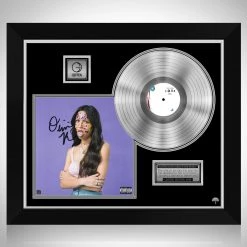 RARE-T Olivia Rodrigo - Sour Platinum LP Limited Signature Edition Studio Licensed Custom Frame