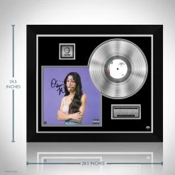 RARE-T Olivia Rodrigo - Sour Platinum LP Limited Signature Edition Studio Licensed Custom Frame