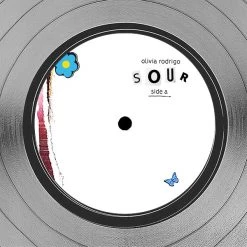 RARE-T Olivia Rodrigo - Sour Platinum LP Limited Signature Edition Studio Licensed Custom Frame