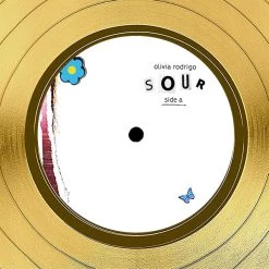 RARE-T Limited Edition Frames Olivia Rodrigo - Sour LP Cover Limited Signature Edition Studio Licensed Custom Frame