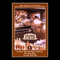 RARE-T Once Upon A Time In America Script Limited Signature Edition Studio Licensed Custom Frame