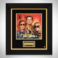 RARE-T NEW Once Upon A Time In Hollywood - Original Motion Picture LP Cover Limited Signature Edition Studio Licensed Custom Frame
