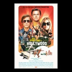 RARE-T Once Upon A Time In Hollywood Script Limited Signature Edition Studio Licensed Custom Frame