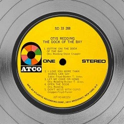 RARE-T Limited Edition Frames Otis Redding - The Dock Of The Bay Platinum LP Limited Signature Edition Studio Licensed Custom Frame