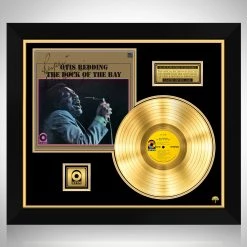 RARE-T Otis Redding - The Dock Of The Bay Gold LP Limited Signature Edition Studio Licensed Custom Frame
