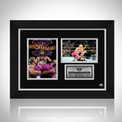 RARE-T NEW WWE - Bret Hart & Owen Hart Photo Limited Signature Edition Studio Licensed Custom Frame
