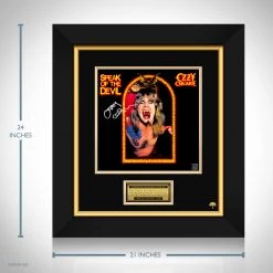RARE-T Ozzy Osbourne Speak Of The Devil LP Cover Limited Signature Edition Studio Licensed Custom Frame