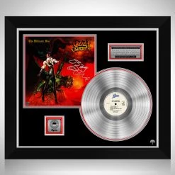 RARE-T Limited Edition Frames Ozzy Osbourne - Ultimate Sin Platinum LP Limited Signature Edition Studio Licensed Custom Frame