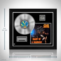 RARE-T Ozzy Osbourne Diary Of A Madman Platinum LP Limited Signature Edition Studio Licensed Custom Frame Limited Edition Frames 15 RARE-T Ozzy Osbourne Diary Of A Madman Platinum LP Limited Signature Edition Studio Licensed Custom Frame Limited Edition Frames