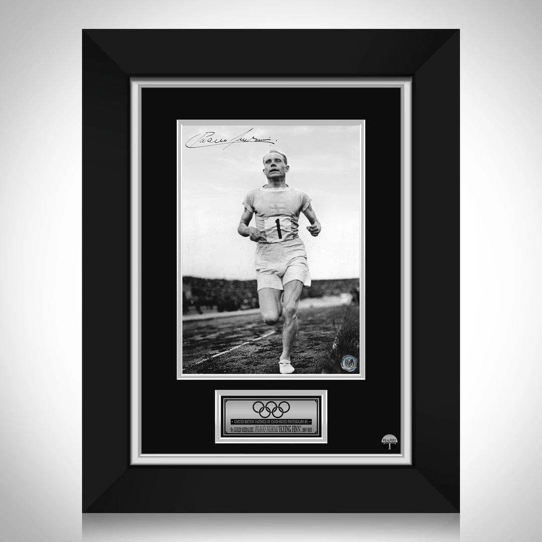 RARE-T Paavo Nurmi Photo Limited Signature Edition Studio Licensed Custom Frame NEW 8 RARE-T Paavo Nurmi Photo Limited Signature Edition Studio Licensed Custom Frame NEW