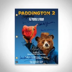 RARE-T NEW Paddington 2 Script Limited Signature Edition Studio Licensed Custom Frame