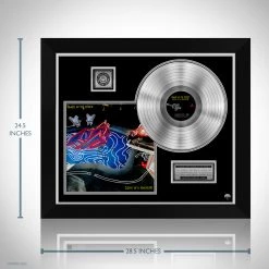 RARE-T Panic At The Disco - Death By A Bachelor Platinum LP Limited Signature Edition Studio Licensed Custom Frame