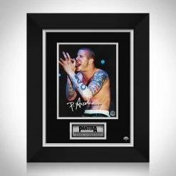 RARE-T Pantera - Phil Anselmo Photo Limited Signature Edition Studio Licensed Custom Frame