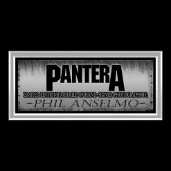 RARE-T Pantera - Phil Anselmo Photo Limited Signature Edition Studio Licensed Custom Frame