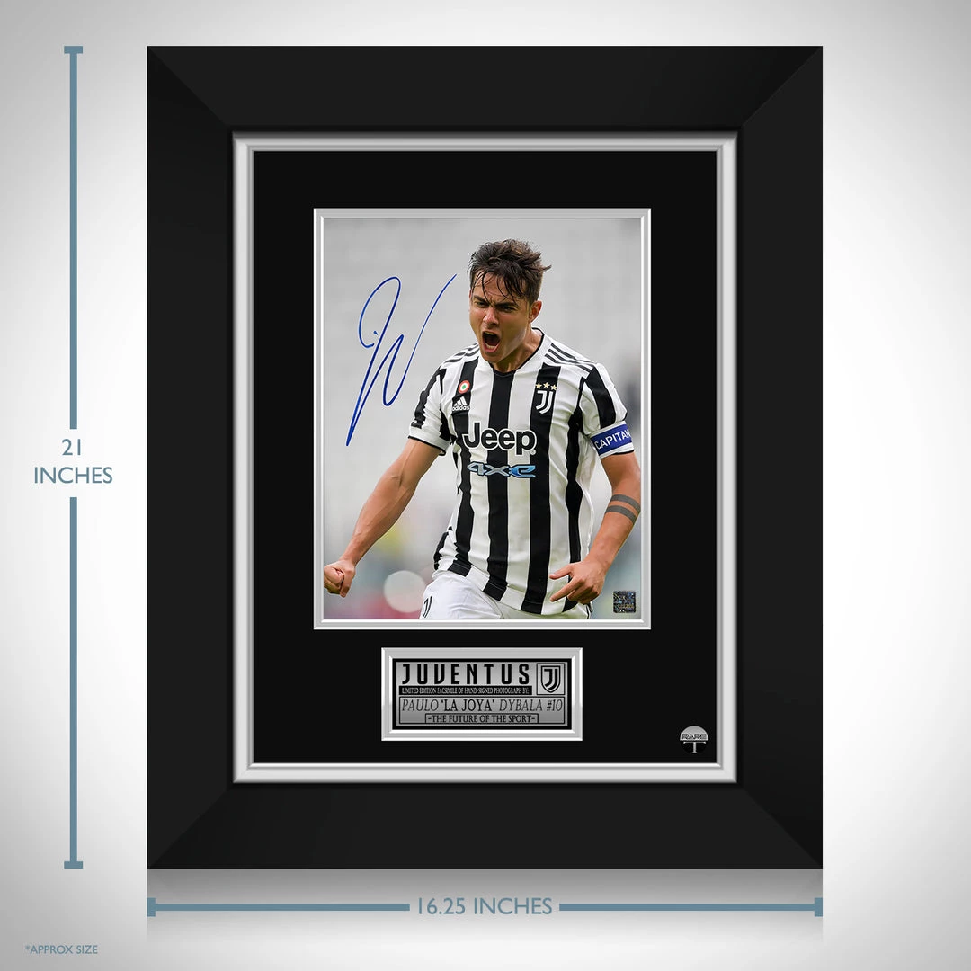 RARE-T Juventus Paulo Dybala Photo Limited Signature Edition Studio Licensed Custom Frame Sports Memorabilia 3 RARE-T Juventus Paulo Dybala Photo Limited Signature Edition Studio Licensed Custom Frame Sports Memorabilia