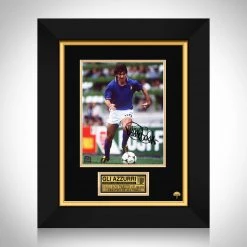 RARE-T Italy - Paolo Rossi Photo Limited Signature Edition Studio Licensed Custom Frame