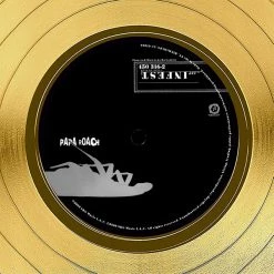 RARE-T Papa Roach - Infest Gold LP Limited Signature Edition Studio Licensed Custom Frame Limited Edition Frames