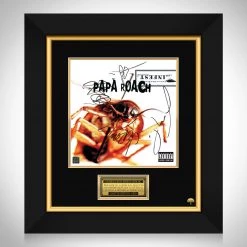 RARE-T Papa Roach - Infest LP Cover Limited Signature Edition Studio Licensed Custom Frame Limited Edition Frames