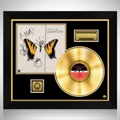 RARE-T Paramore Brand New Eyes Gold LP Limited Signature Edition Studio Licensed Custom Frame