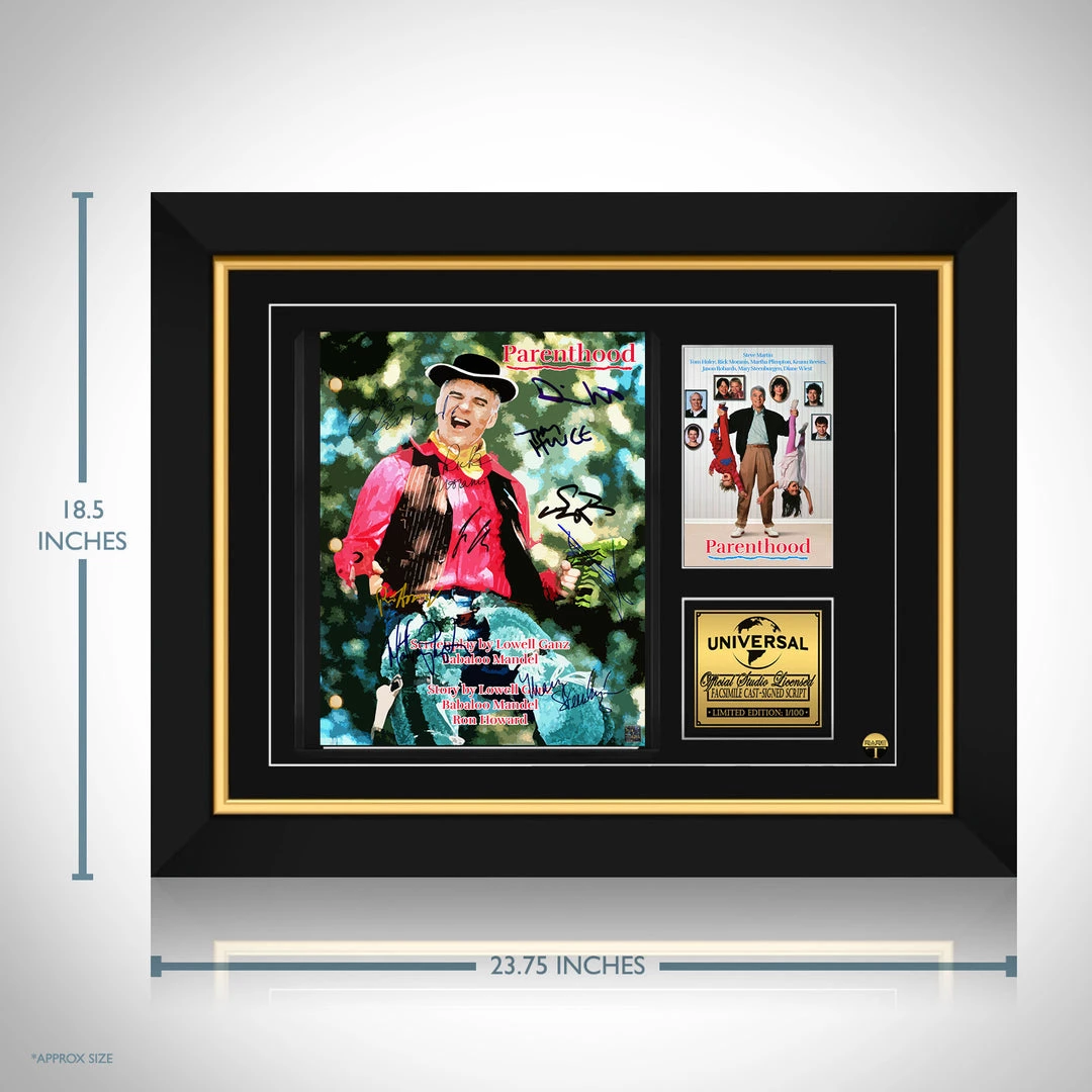 RARE-T Limited Edition Frames Parenthood Transcript Limited Signature Edition Studio Licensed Custom Frame 8 RARE-T Limited Edition Frames Parenthood Transcript Limited Signature Edition Studio Licensed Custom Frame