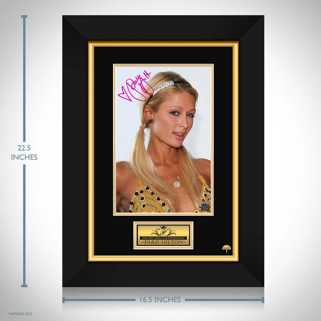 RARE-T Paris Hilton Photo Limited Signature Edition Studio Licensed Custom Frame 4 RARE-T Paris Hilton Photo Limited Signature Edition Studio Licensed Custom Frame
