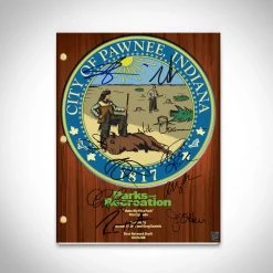 RARE-T Limited Edition Frames Parks And Recreation Script Limited Signature Edition Studio Licensed Custom Frame