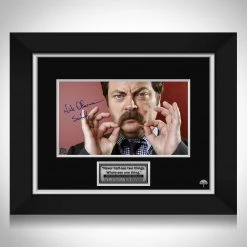RARE-T Limited Edition Frames Parks & Recreation - Ron Swanson Photo Limited Signature Edition Studio Licensed Custom Frame