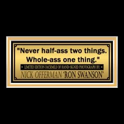 RARE-T Limited Edition Frames Parks & Recreation - Ron Swanson Photo Limited Signature Edition Studio Licensed Custom Frame