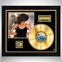 Rare-T Pat Benatar - Crimes Of Passion Gold LP Limited Signature Edition Studio Licensed Custom Frame