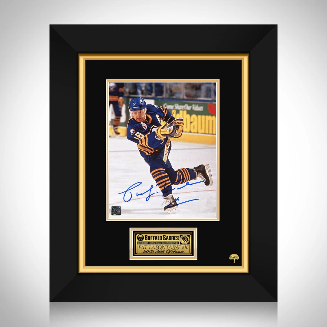 RARE-T Buffalo Sabers - Pat LaFontaine Photo Limited Signature Edition Studio Licensed Custom Frame Sports Memorabilia 1 RARE-T Buffalo Sabers - Pat LaFontaine Photo Limited Signature Edition Studio Licensed Custom Frame Sports Memorabilia