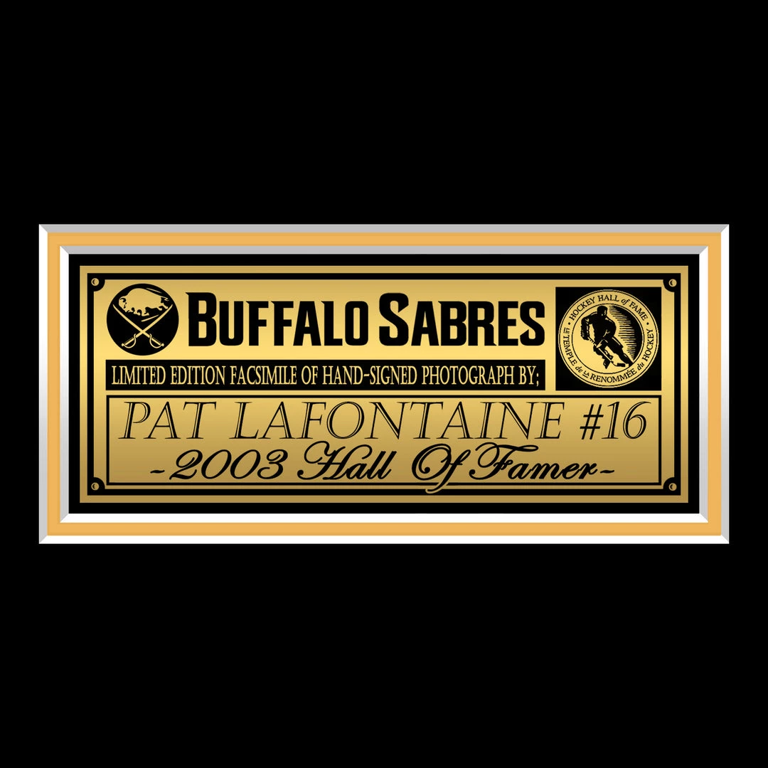 RARE-T Buffalo Sabers - Pat LaFontaine Photo Limited Signature Edition Studio Licensed Custom Frame Sports Memorabilia 5 RARE-T Buffalo Sabers - Pat LaFontaine Photo Limited Signature Edition Studio Licensed Custom Frame Sports Memorabilia