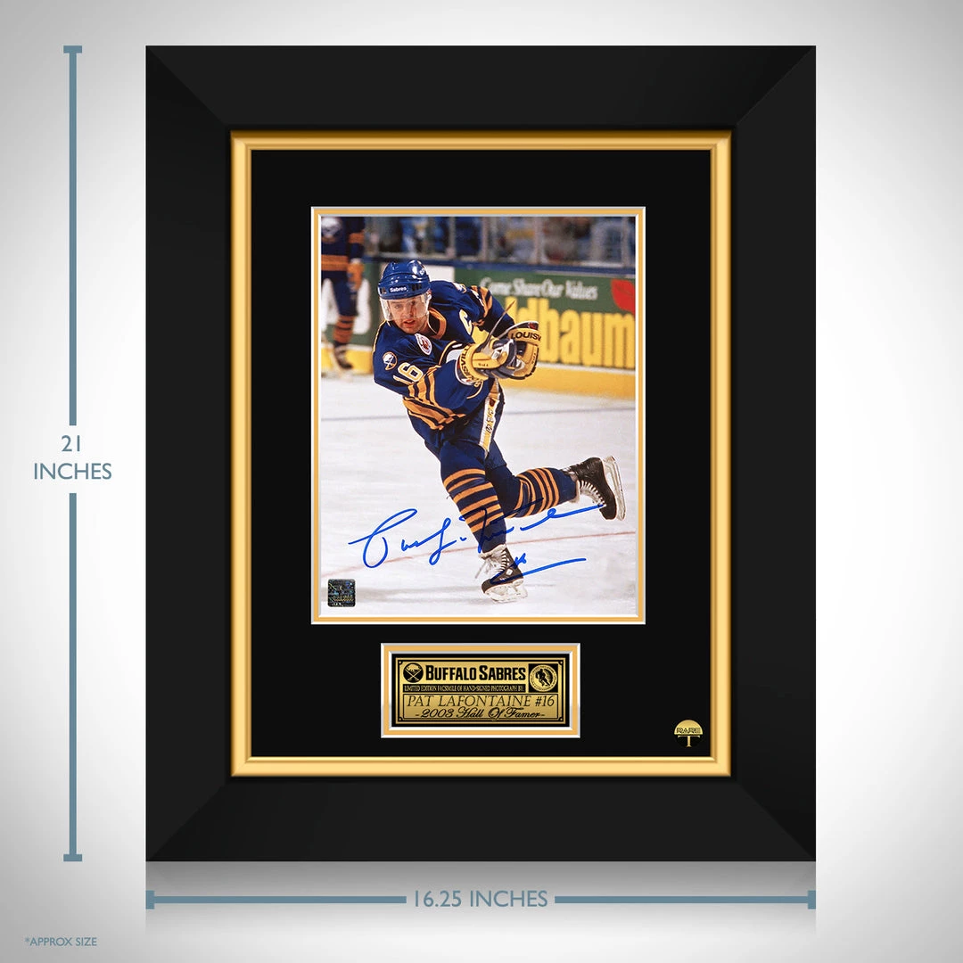 RARE-T Buffalo Sabers - Pat LaFontaine Photo Limited Signature Edition Studio Licensed Custom Frame Sports Memorabilia 3 RARE-T Buffalo Sabers - Pat LaFontaine Photo Limited Signature Edition Studio Licensed Custom Frame Sports Memorabilia