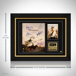 RARE-T Limited Edition Frames The Patriot Script Limited Signature Edition Studio Licensed Custom Frame