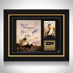 RARE-T Limited Edition Frames The Patriot Script Limited Signature Edition Studio Licensed Custom Frame