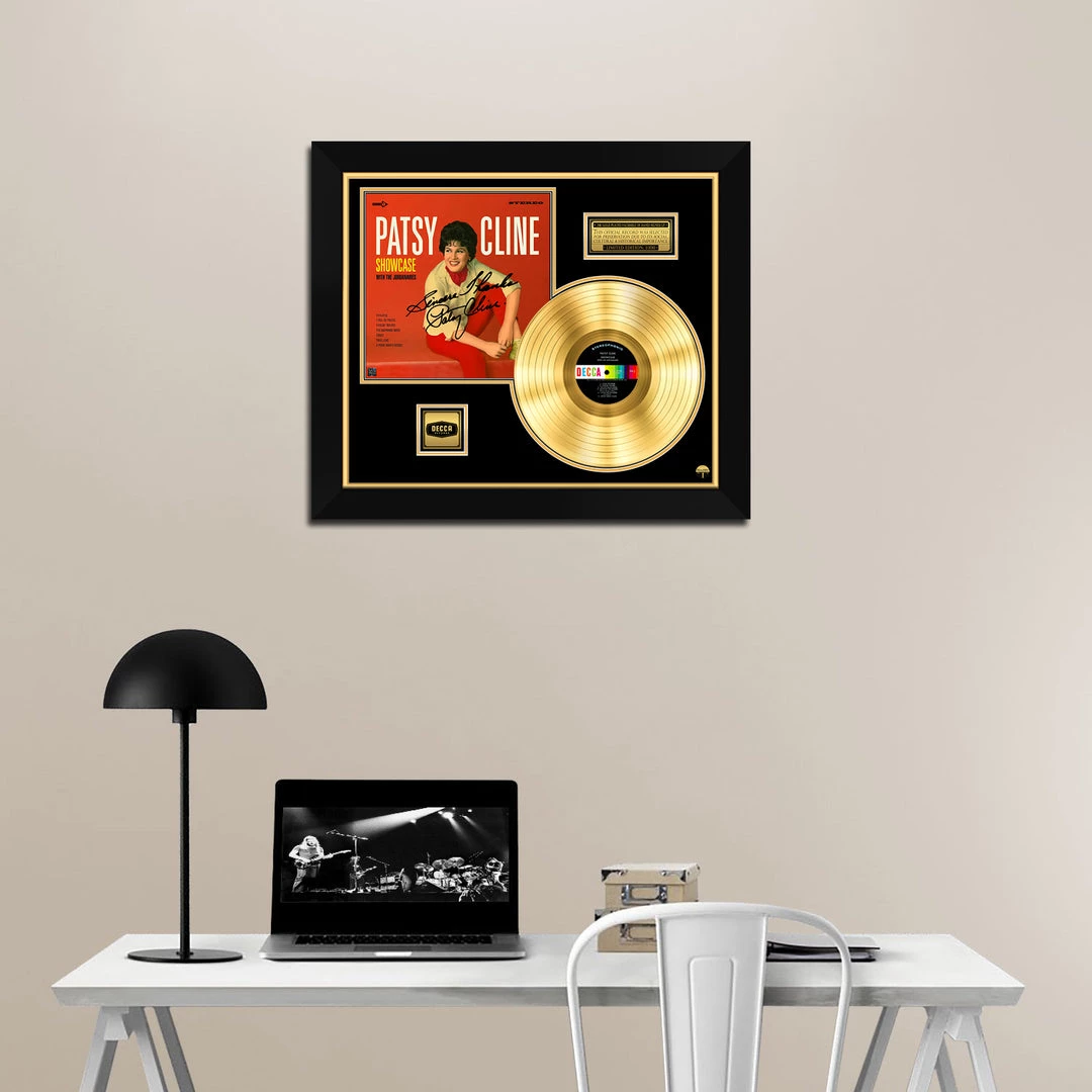 RARE-T Patsy Cline - Showcase Gold LP Limited Signature Edition Studio Licensed Custom Frame Limited Edition Frames 2 RARE-T Patsy Cline - Showcase Gold LP Limited Signature Edition Studio Licensed Custom Frame Limited Edition Frames