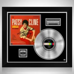 RARE-T Limited Edition Frames Patsy Cline - Showcase Platinum LP Limited Signature Edition Studio Licensed Custom Frame