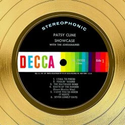 RARE-T Patsy Cline - Showcase Gold LP Limited Signature Edition Studio Licensed Custom Frame Limited Edition Frames 14 RARE-T Patsy Cline - Showcase Gold LP Limited Signature Edition Studio Licensed Custom Frame Limited Edition Frames