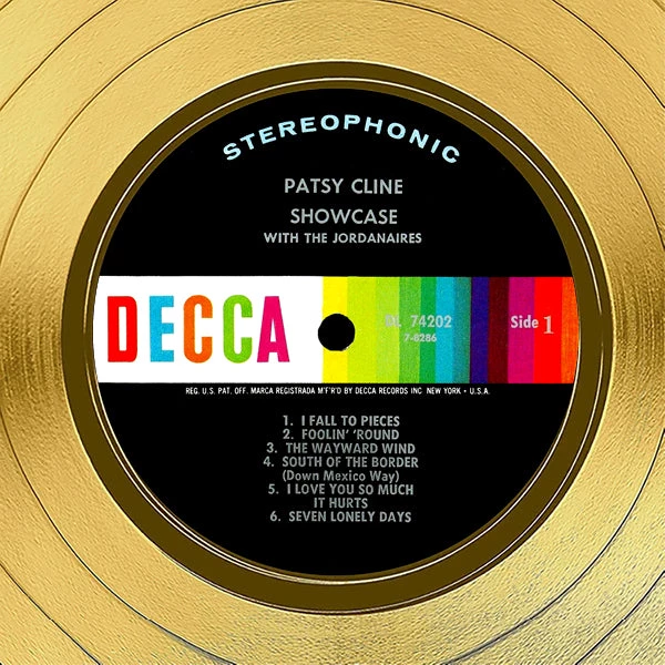 RARE-T Patsy Cline - Showcase Gold LP Limited Signature Edition Studio Licensed Custom Frame Limited Edition Frames 5 RARE-T Patsy Cline - Showcase Gold LP Limited Signature Edition Studio Licensed Custom Frame Limited Edition Frames