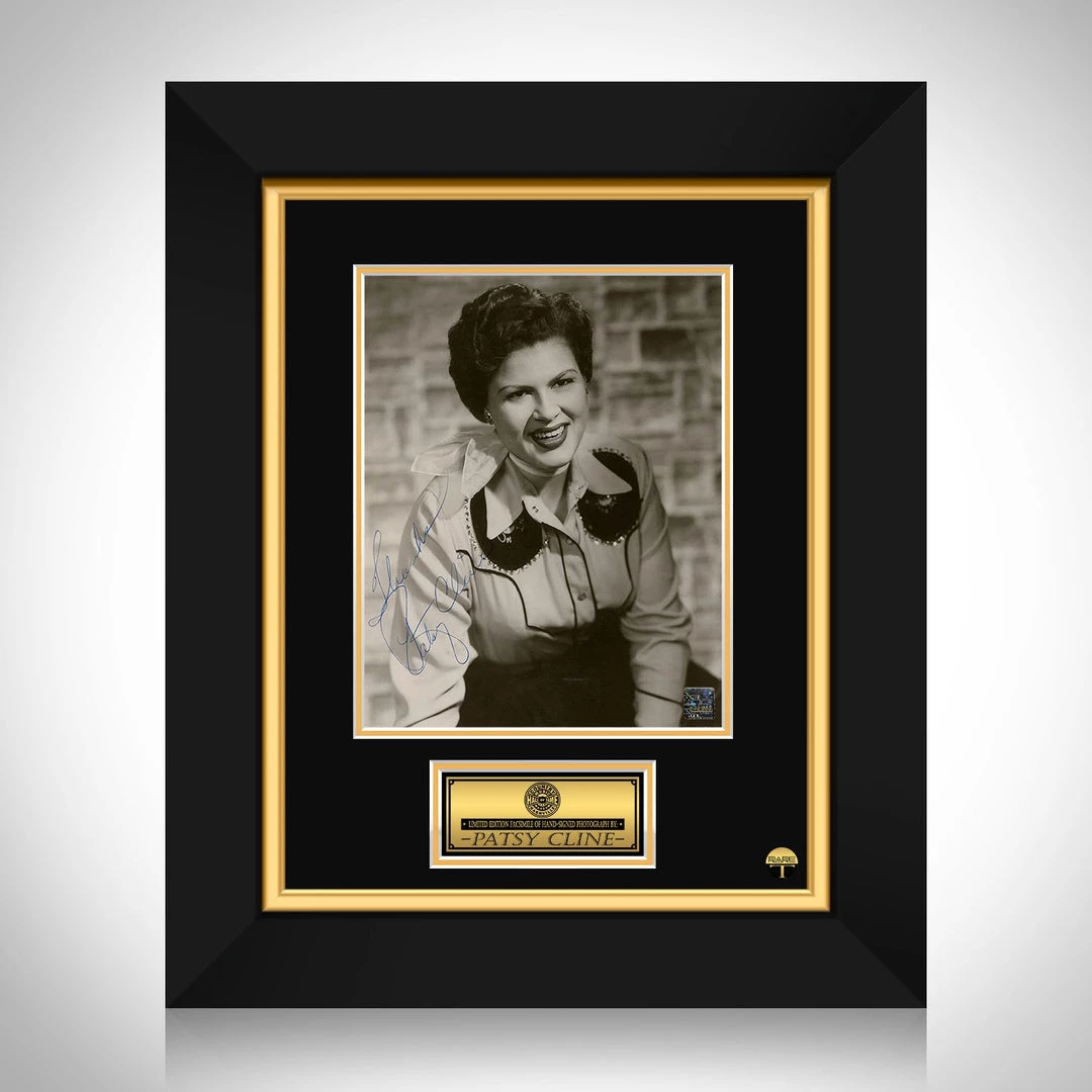 RARE-T Limited Edition Frames Ready To Ship! - Patsy Cline Photo Limited Signature Edition Studio Licensed Custom Frame 1 RARE-T Limited Edition Frames Ready To Ship! - Patsy Cline Photo Limited Signature Edition Studio Licensed Custom Frame