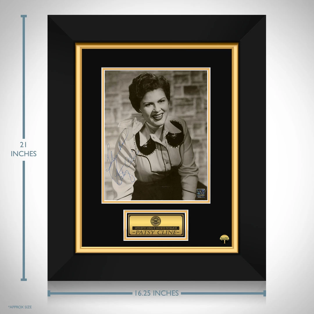 RARE-T Patsy Cline Photo Limited Signature Edition Studio Licensed Custom Frame 4 RARE-T Patsy Cline Photo Limited Signature Edition Studio Licensed Custom Frame