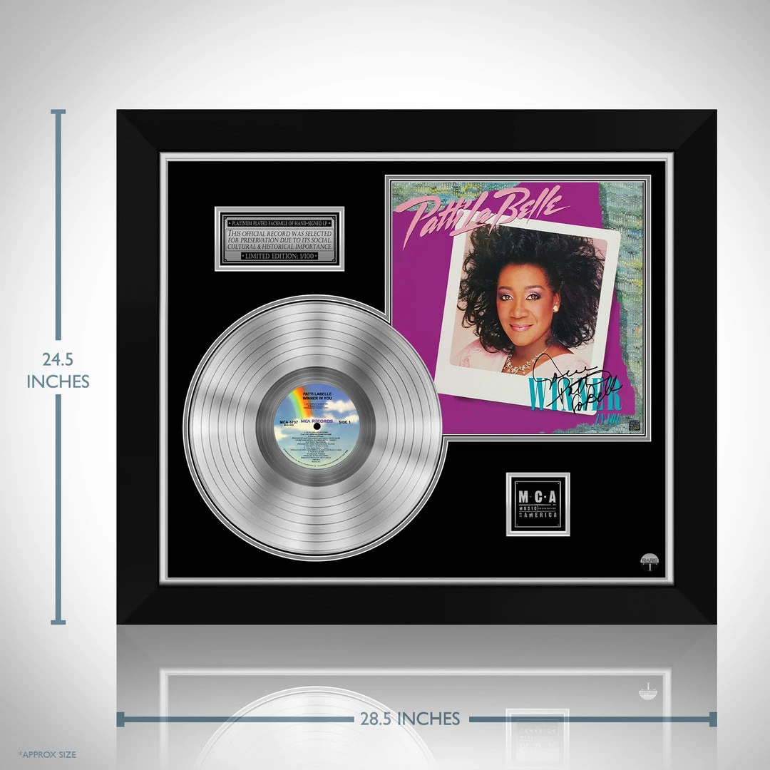 RARE-T Limited Edition Frames Patti Labelle - Winner In You Platinum LP Limited Signature Edition Studio Licensed Custom Frame 3 RARE-T Limited Edition Frames Patti Labelle - Winner In You Platinum LP Limited Signature Edition Studio Licensed Custom Frame