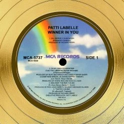 RARE-T Limited Edition Frames Patti Labelle - Winner In You Gold LP Limited Signature Edition Studio Licensed Custom Frame
