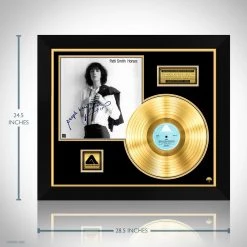 RARE-T Patti Smith - Horses Gold LP Limited Signature Edition Studio Licensed Custom Frame Limited Edition Frames 12 RARE-T Patti Smith - Horses Gold LP Limited Signature Edition Studio Licensed Custom Frame Limited Edition Frames