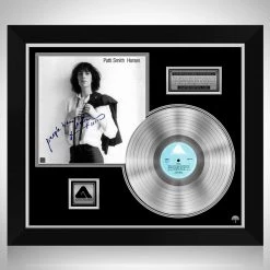 RARE-T Patti Smith - Horses Platinum LP Limited Signature Edition Studio Licensed Custom Frame