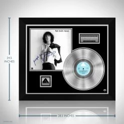 RARE-T Patti Smith - Horses Platinum LP Limited Signature Edition Studio Licensed Custom Frame