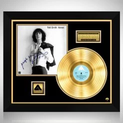 RARE-T Patti Smith - Horses Gold LP Limited Signature Edition Studio Licensed Custom Frame Limited Edition Frames