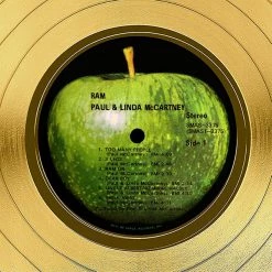 Rare-T Paul McCartney - Ram Gold LP Limited Signature Edition Studio Licensed Custom Frame