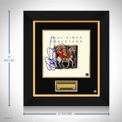 RARE-T Paul Simon Graceland LP Cover Limited Signature Edition Studio Licensed Custom Frame Limited Edition Frames 10 RARE-T Paul Simon Graceland LP Cover Limited Signature Edition Studio Licensed Custom Frame Limited Edition Frames
